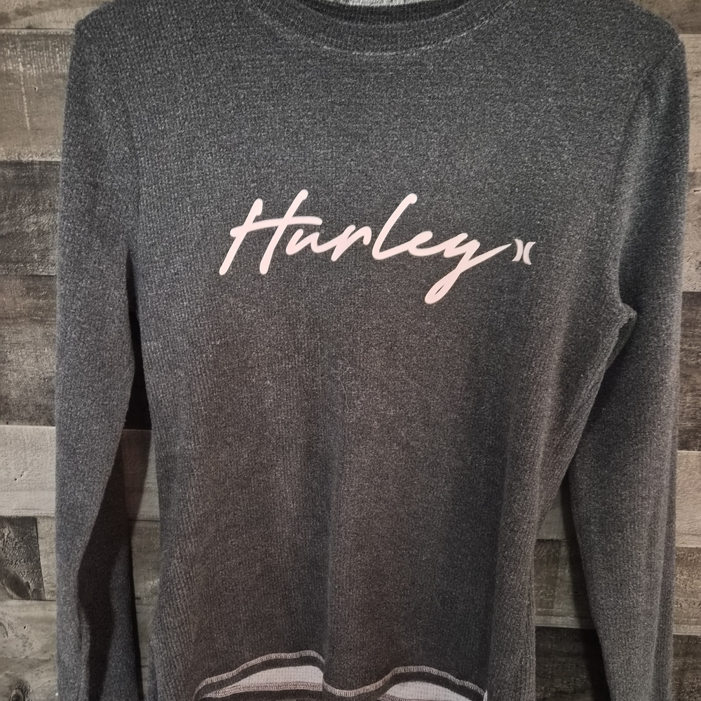Hurley Women's Charcoal Crew Neck Pajama Set